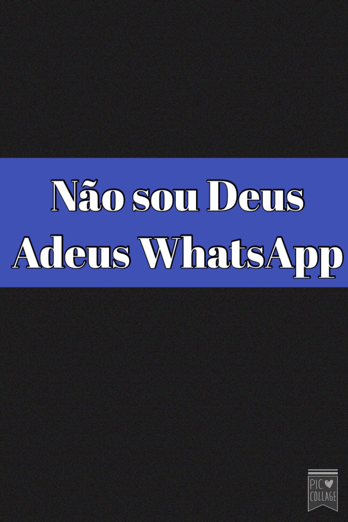 Com o Whatsapp descobri que não sou Deus