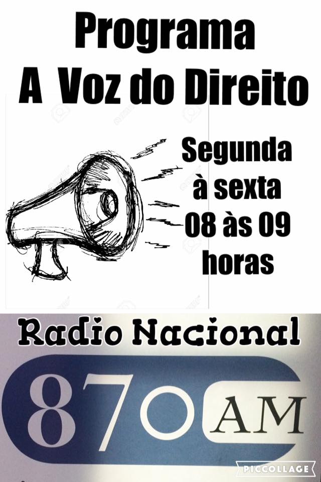 Programa  “A Voz do Direito” da  Rádio Nacional traz inovações